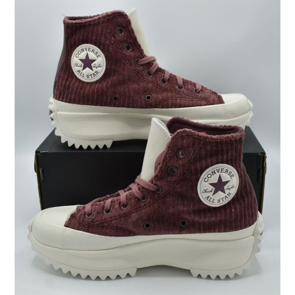 Converse Womens Size 7 Chuck Taylor Run Star Hike High Top Fleece Lined Sneakers